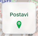 Gumb za postavljanje lokacije