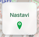 Gumb za nastavitev lokacije