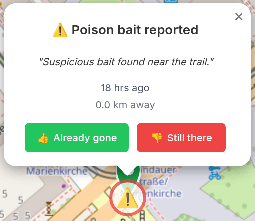 Report poison bait