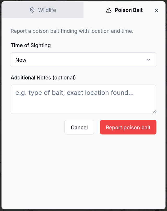 Report poison bait