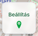 Hely beállítása gomb
