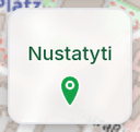 Vietos nustatymo mygtukas