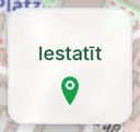 Atrašanās vietas iestatīšanas poga