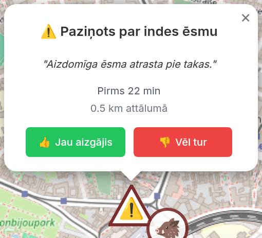 Ziņot par indes ēsmu