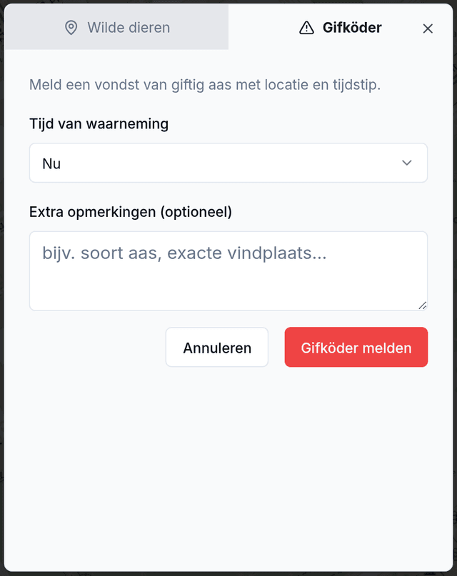 Gifköder melden