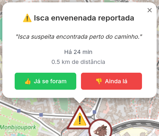 Reportar isca envenenada