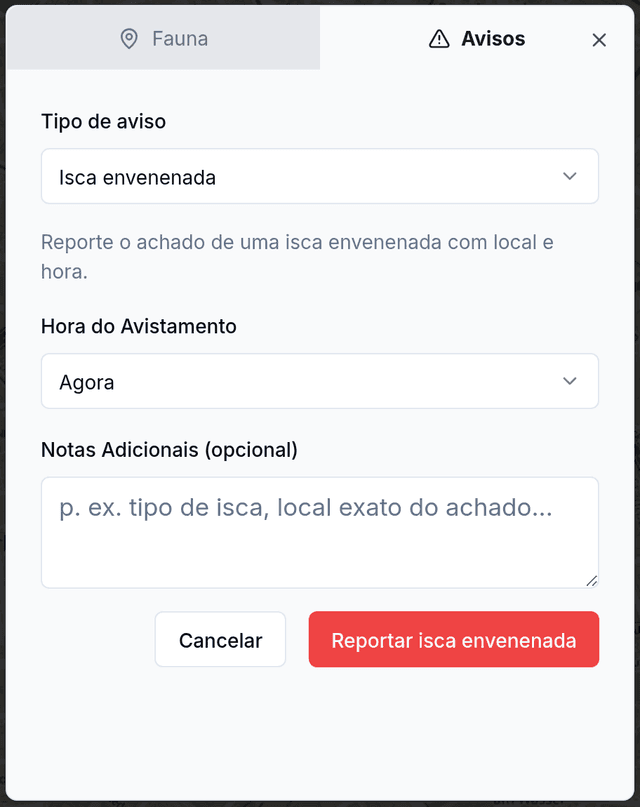 Reportar isca envenenada