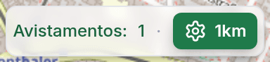 Botão de definições